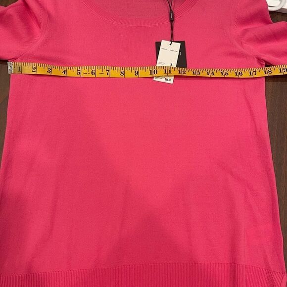 Tahari Candy Pink Viscose Blend long Sleeve Sweater.Size S - Picture 11 of 11
